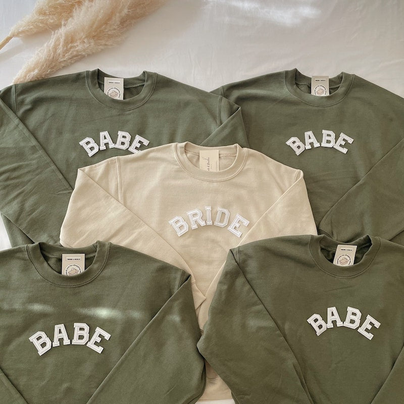 Babe Bridesmaid Sweatshirts