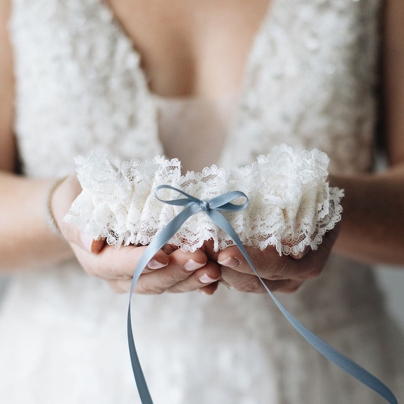 Lace Bridal Garter Handmade by The Garter Girl