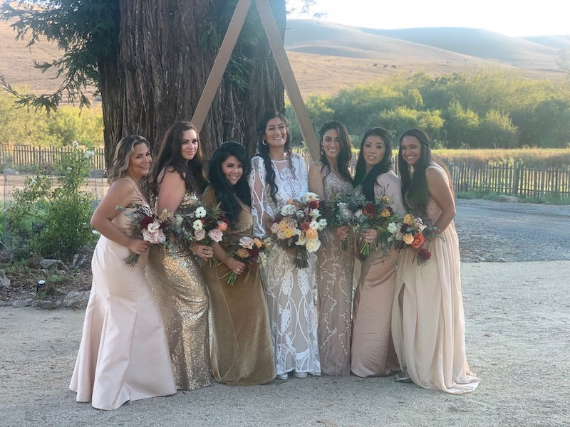 Boho Wedding Bridal Party