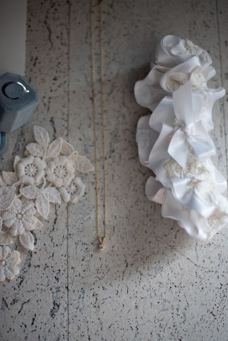 Bridal Garter Made From Grandmother's Wedding Dress Lace