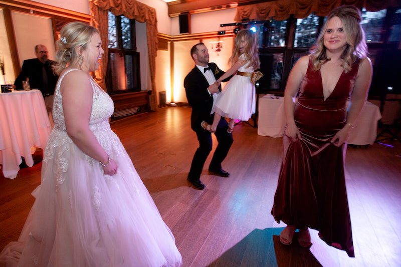 Bride and Bridesmaid Dance Floor