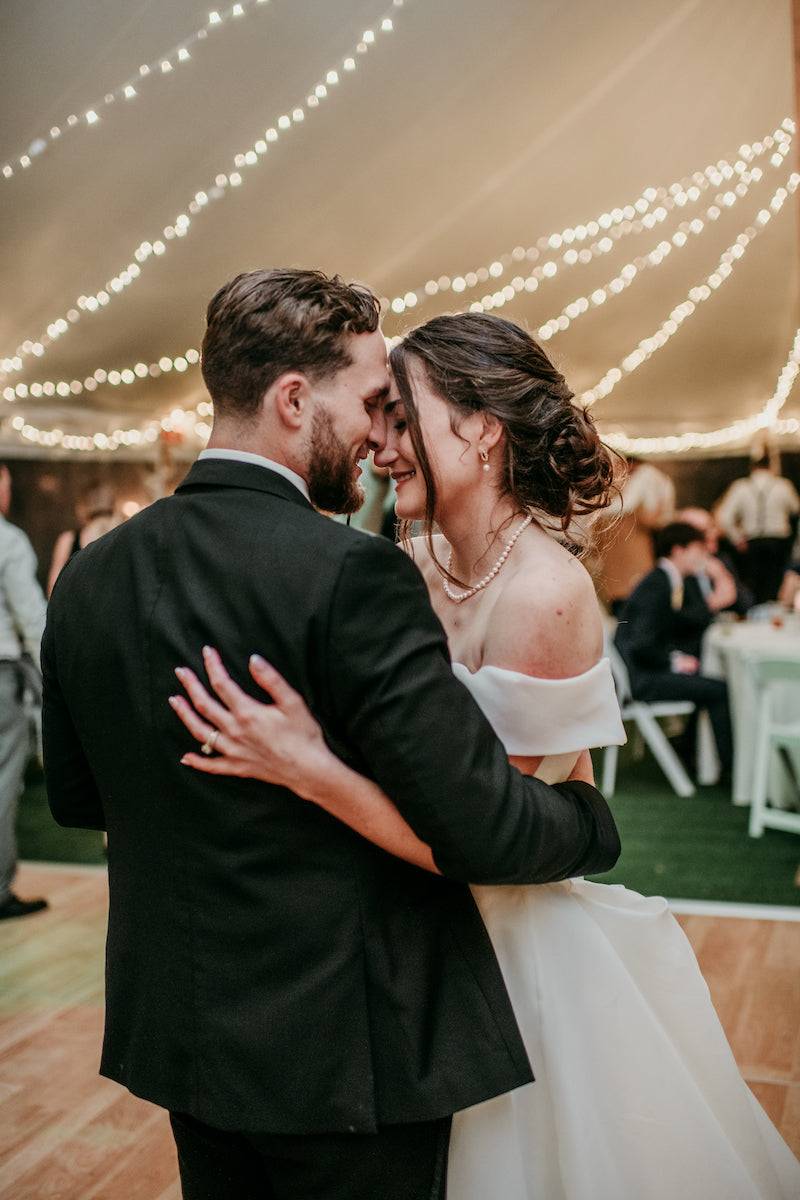 Bride and Groom Special Moment at Wedding Reception