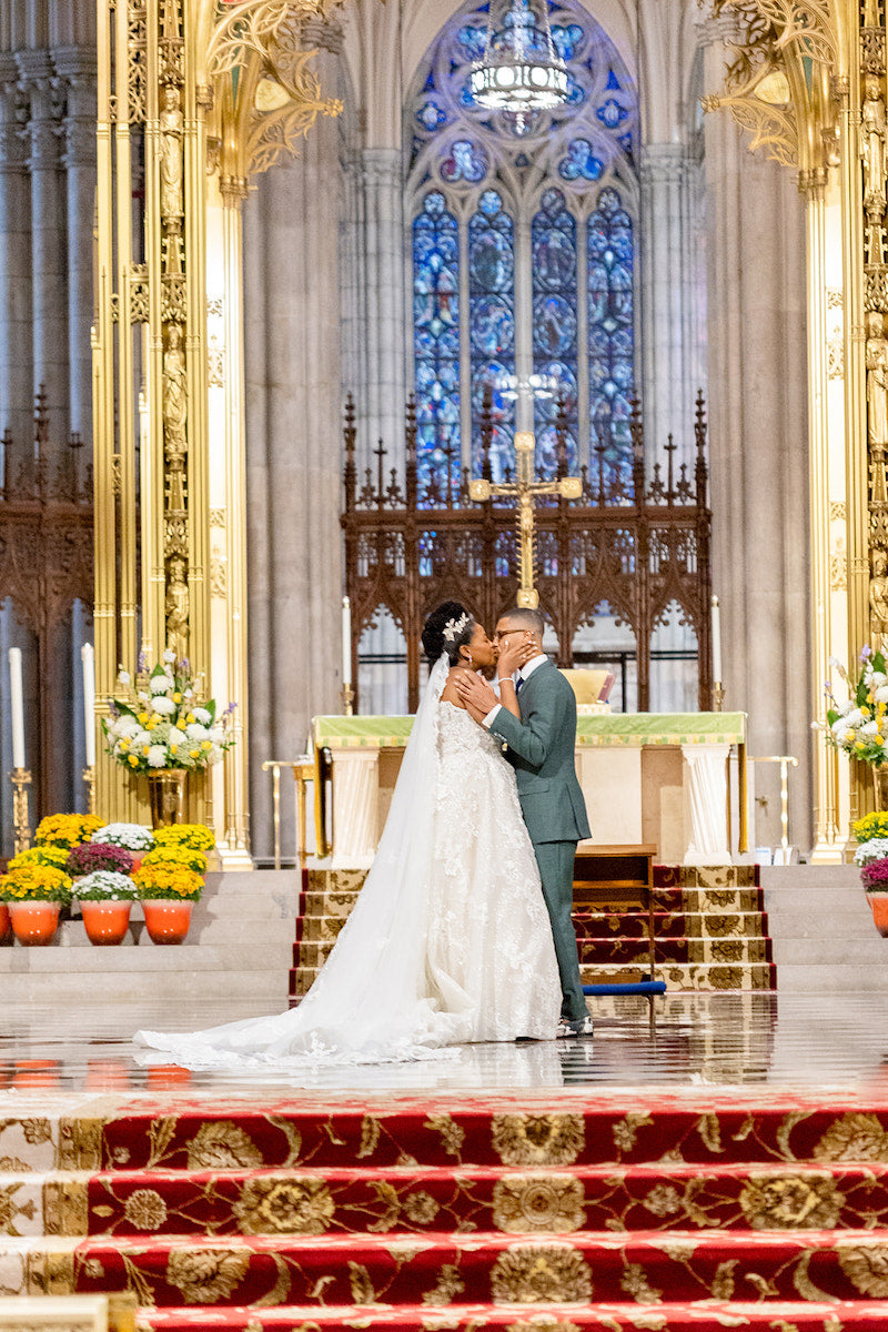 Cathedral Wedding Ceremony New York City The Garter Girl