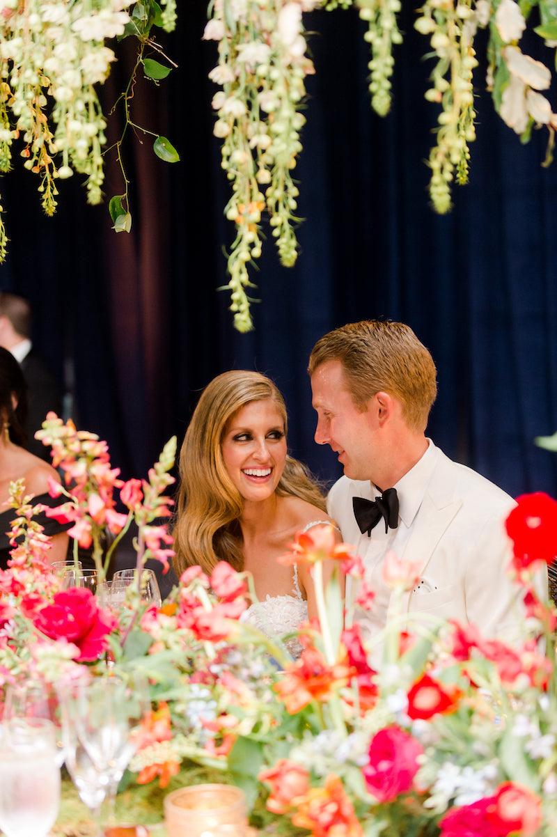 Bride and Groom Unique Floral Decor