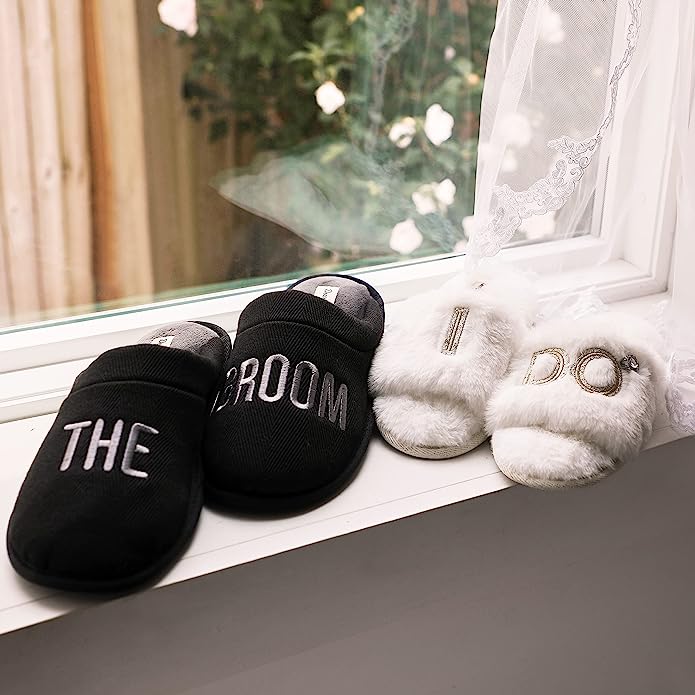 Bride and Groom Slippers