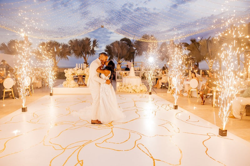 Bride and Groom First Dance Simone Biles and Jonathan Owens Cabo Wedding