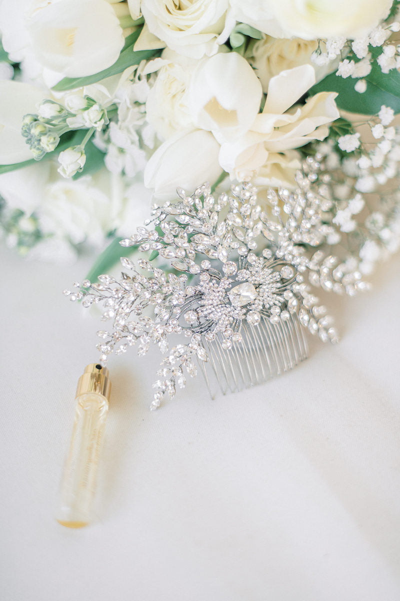 Bride Bouquet and Hair Comb