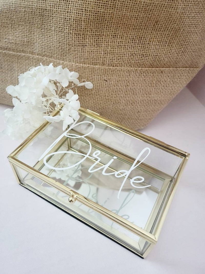 Bride Mirrored Jewelry Box