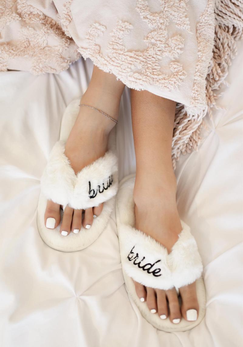 Bride To Be Slippers Gift Idea
