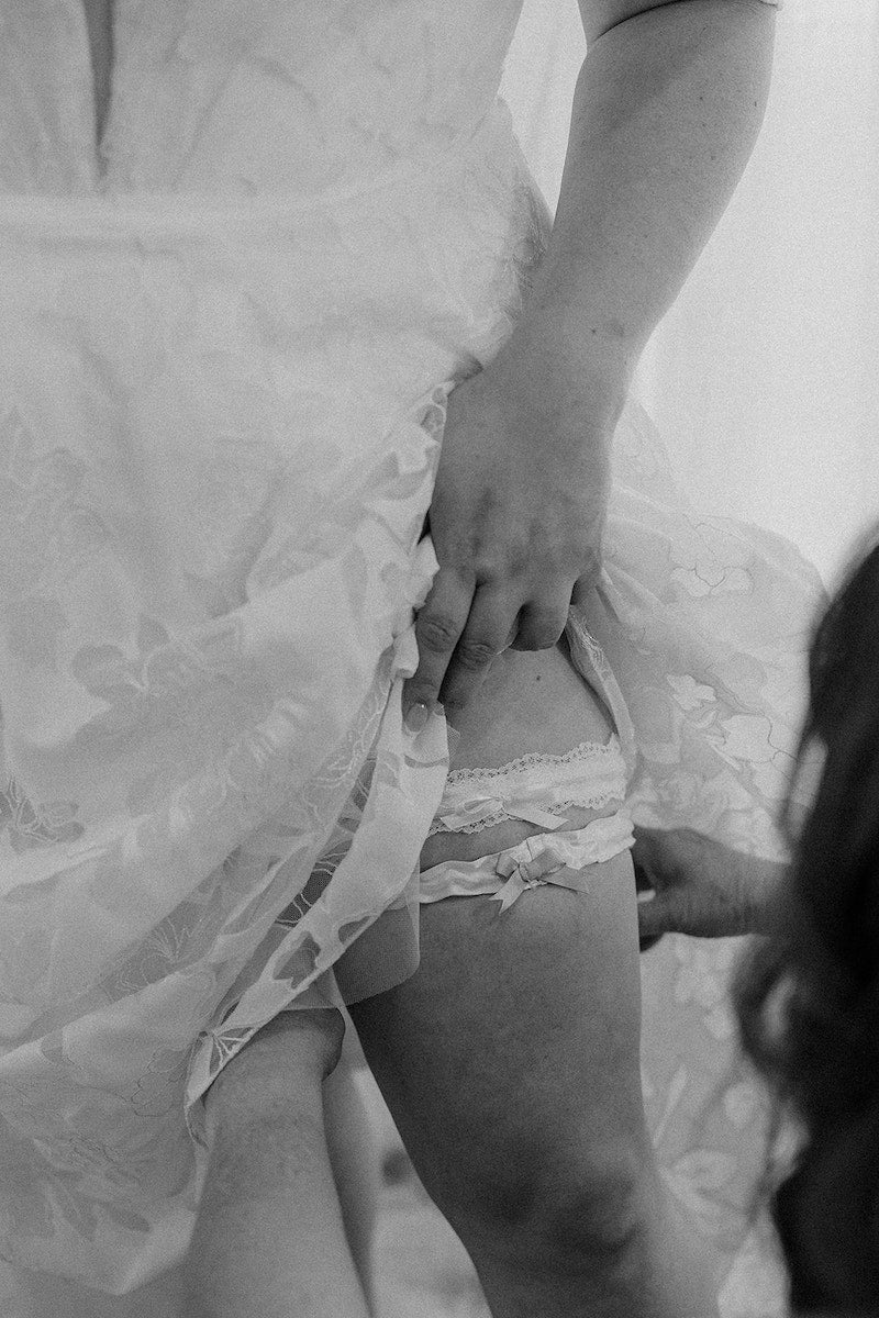 Handmade Lace Bridal Garter and Tossing Garter by The Garter Girl