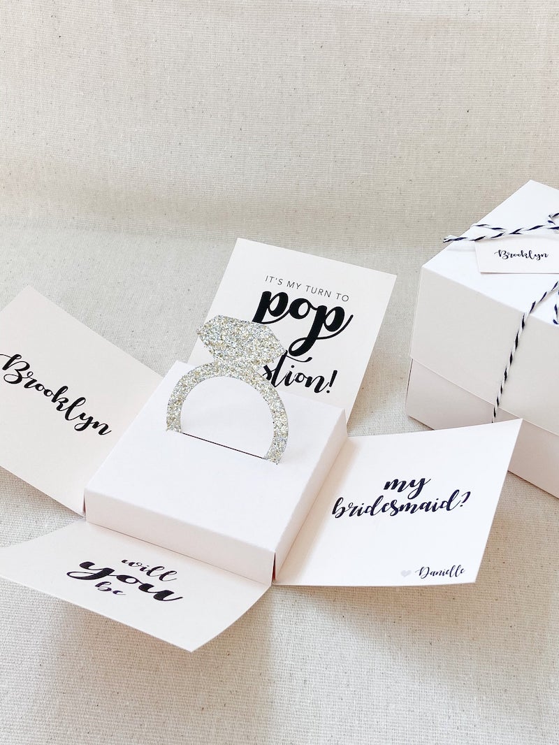 Bridesmaid Proposal Box Card