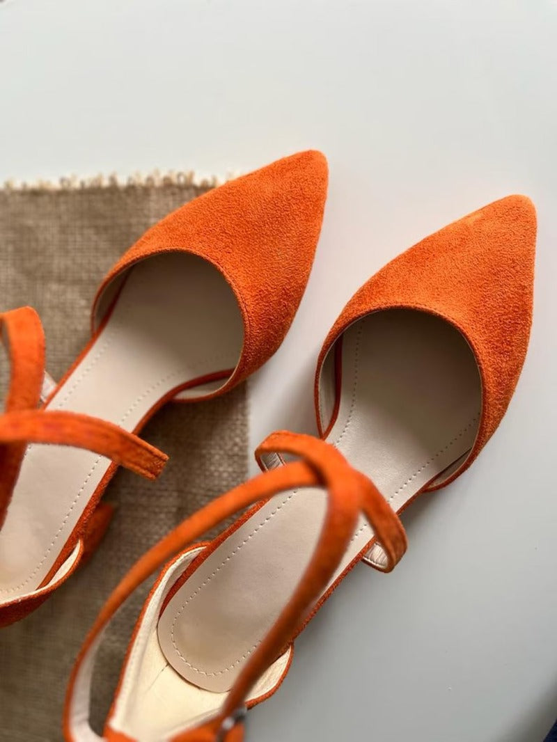 Burnt Orange Heels
