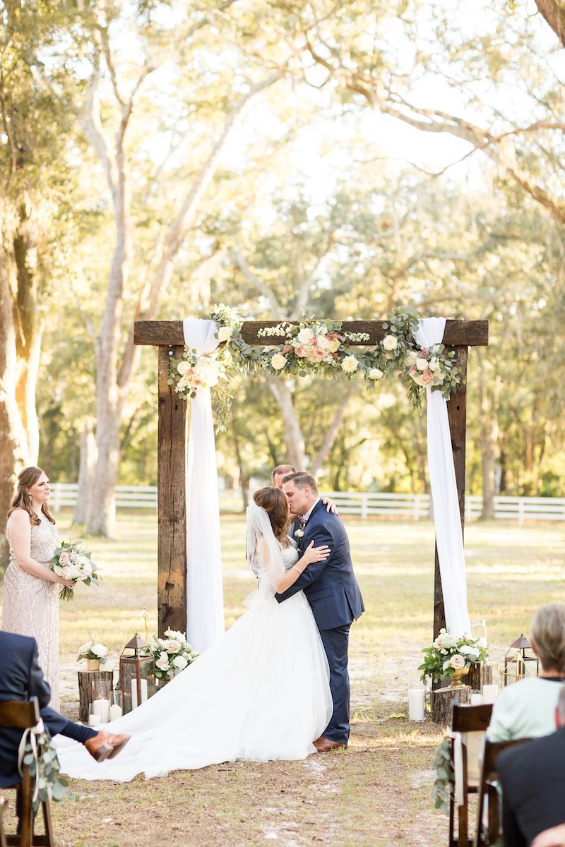bride and groom - Florida wedding