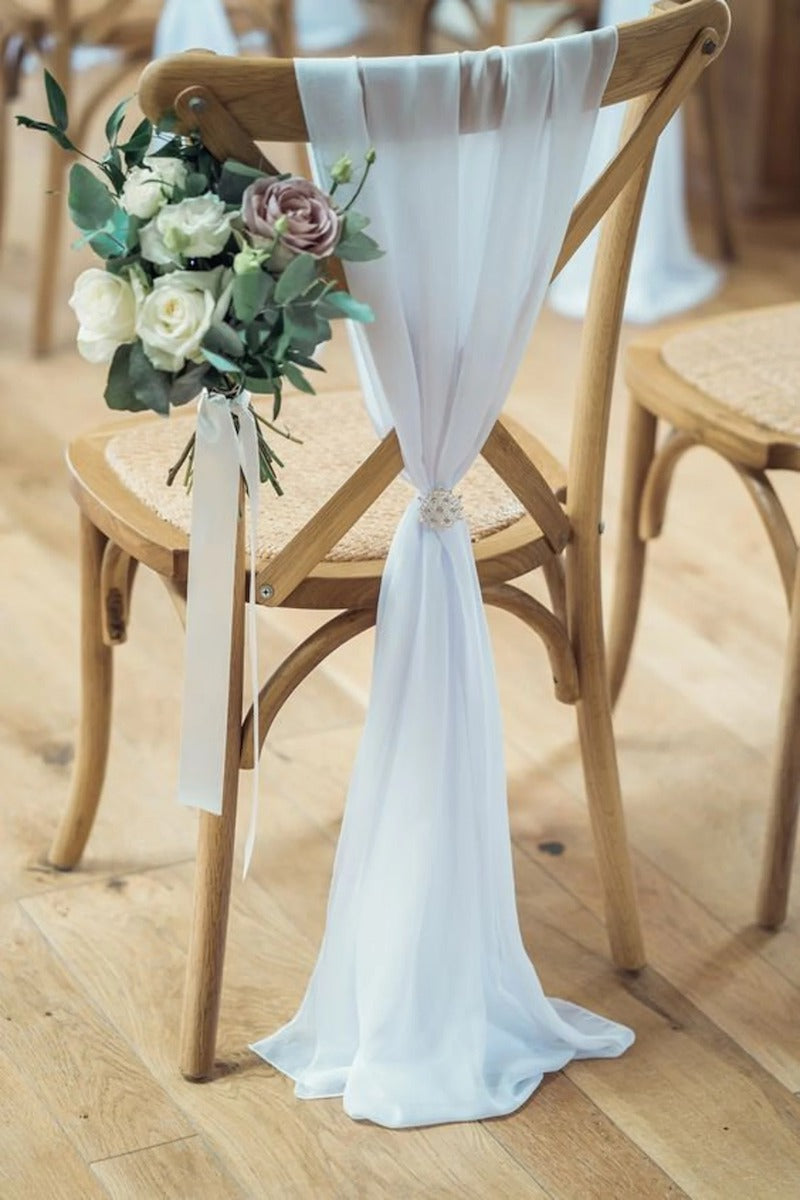 Chiffon Chair Sash