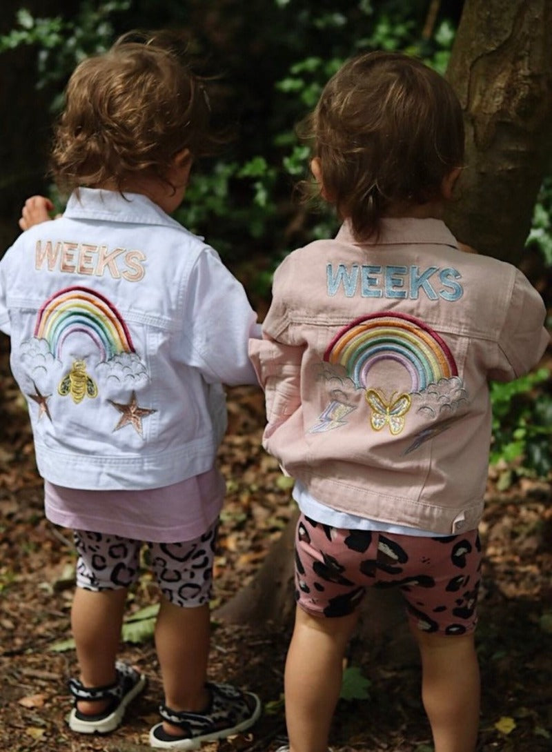 Custom Embroidered Kids Denim Jackets
