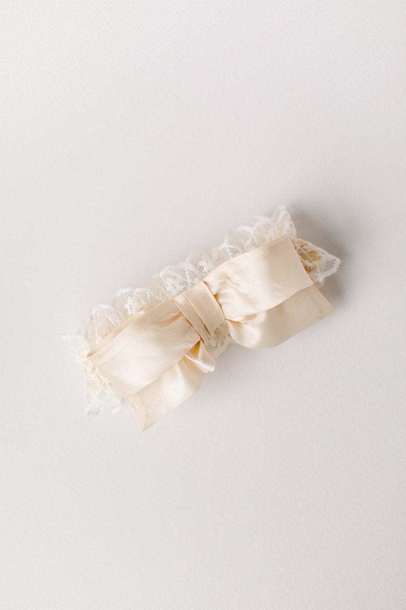 Custom Ring Pillow and Garter From Mother's Dress