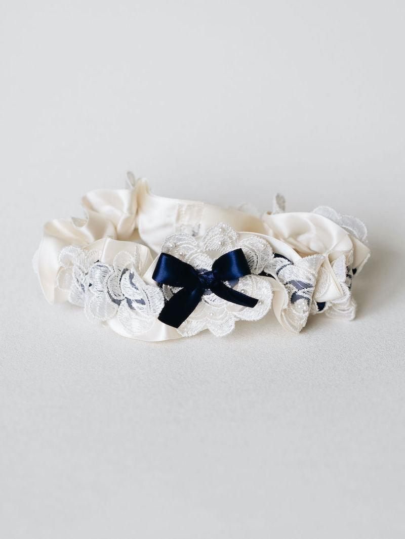 Custom Lace Bridal Garter Made From Mom's Wedding Dress by The Garter Girl 2