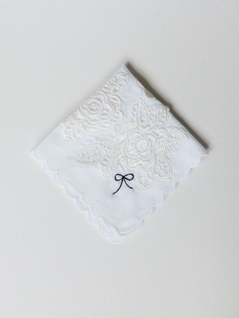 Custom Lace Wedding Handkerchief Made From Mom's Wedding Dress by The Garter Girl 2