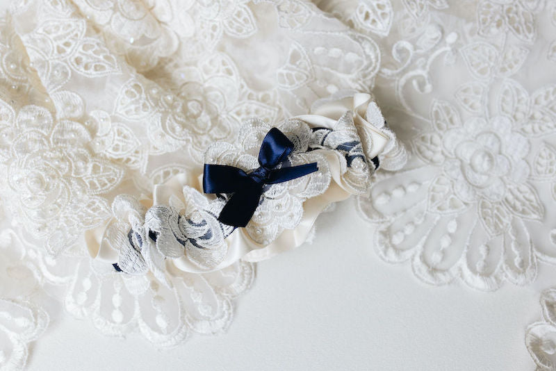 Custom Lace Bridal Garter Made From Mom's Wedding Dress by The Garter Girl 7