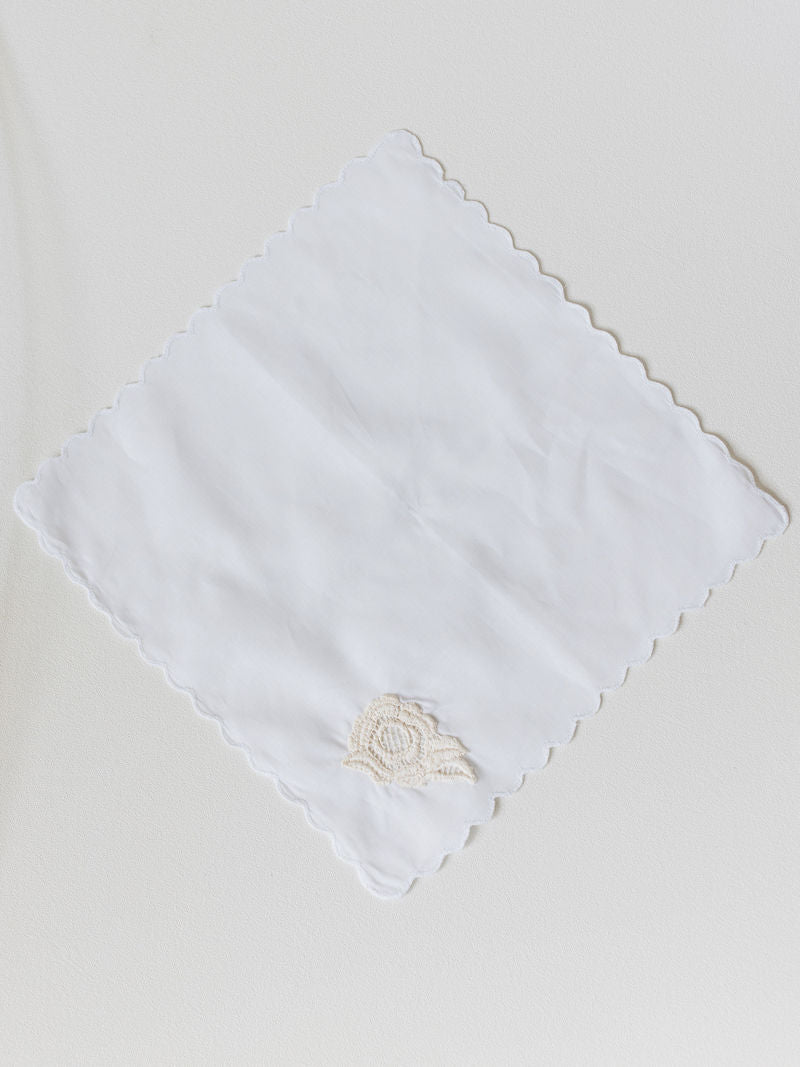 Custom Wedding Handkerchief Made From Mom's Wedding Dress Lace by The Garter Girl 2