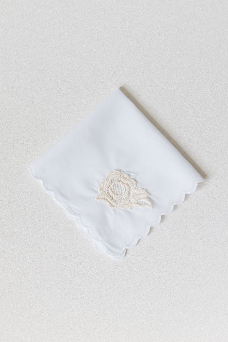 Custom Wedding Handkerchief Made From Mom's Wedding Dress Lace by The Garter Girl 3