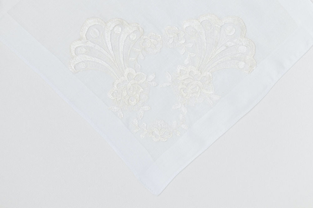 Garter, Ring Pillow and Handkerchief: From Mom's Wedding Dress Lace