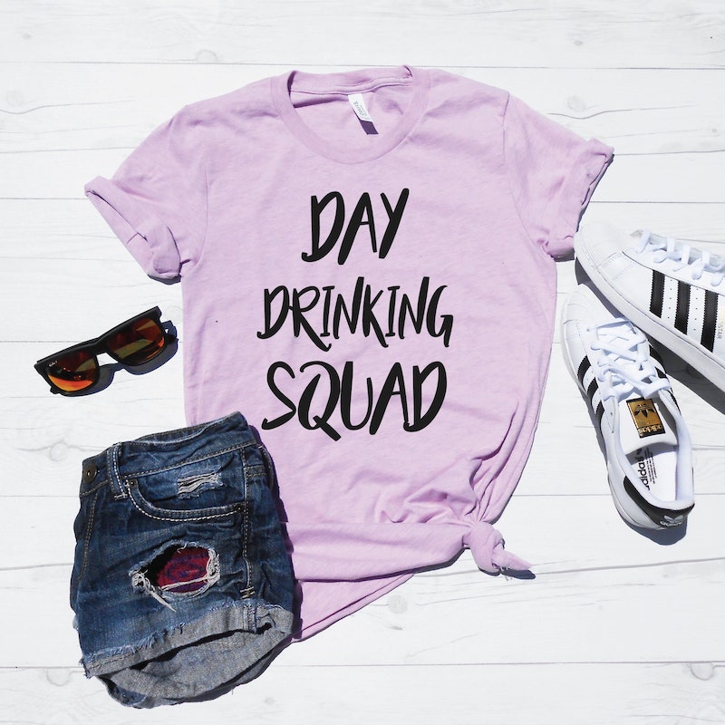 Day Drinking Squad Bridesmaid Shirts