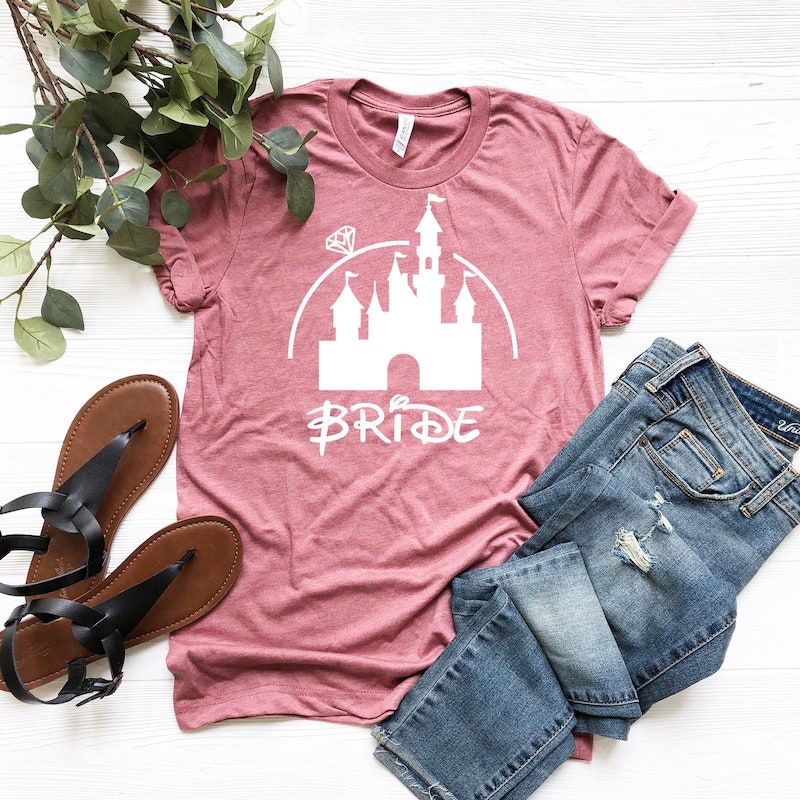 Disney Castle Bride T Shirt