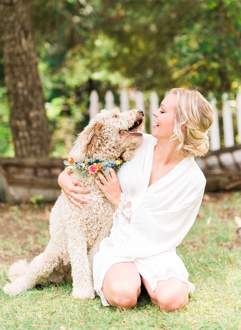 Dog Flower Collar for Wedding