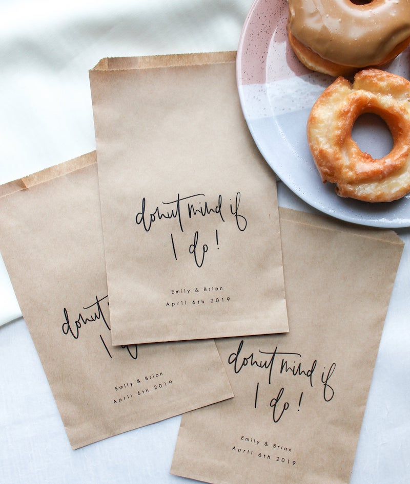 Donut Favor Bag