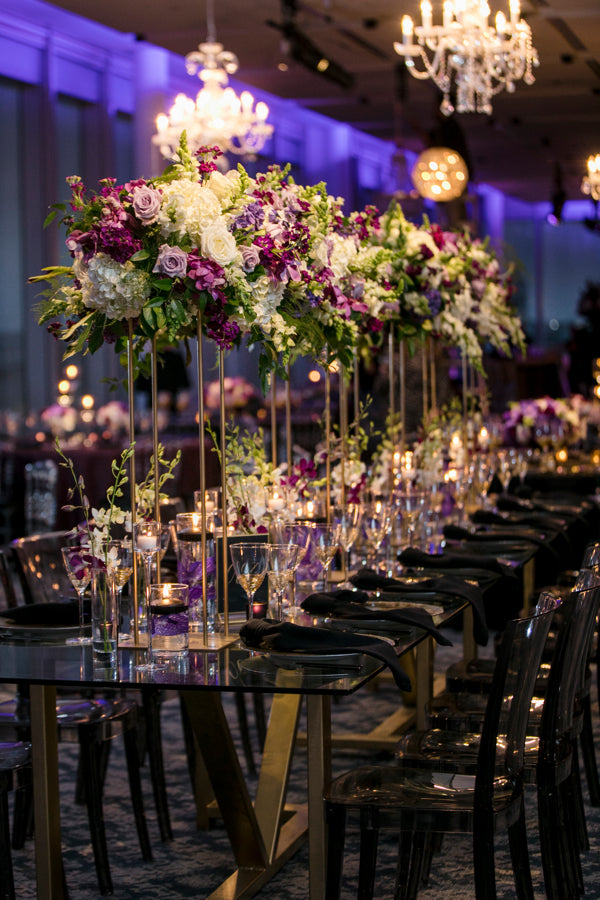 Dramatic Dark and Moody Tablescapes Wedding