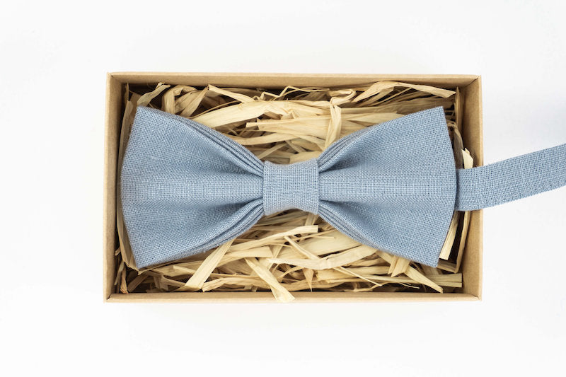 Dusty Blue Bow Tie