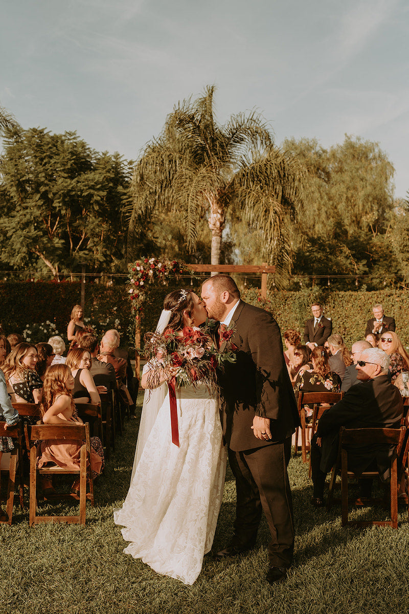 Fall Outdoor Wedding in Redlands California