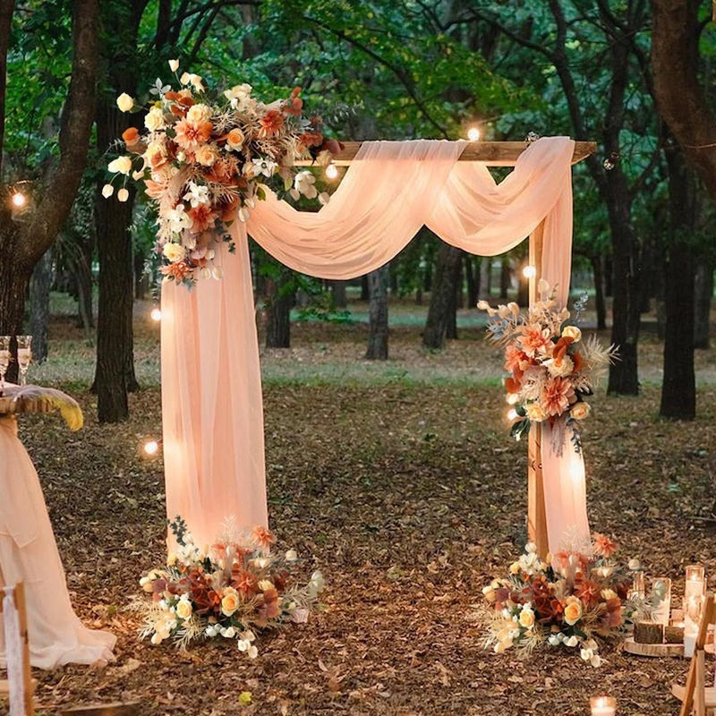 Fall Wedding Burnt Orange Flowers