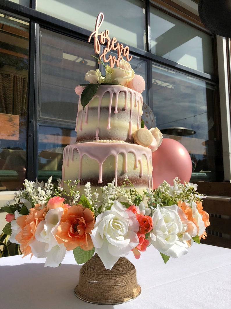 Floral Cake Stand