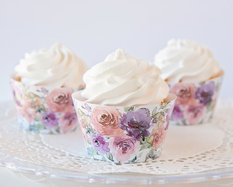 Floral Cupcake Wrappers