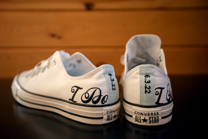 Fun Bridal Shoes Converse Personalized