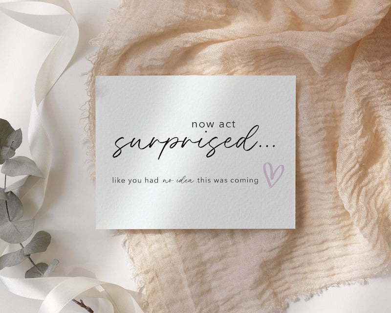 Funny Bridesmaid Proposal Card