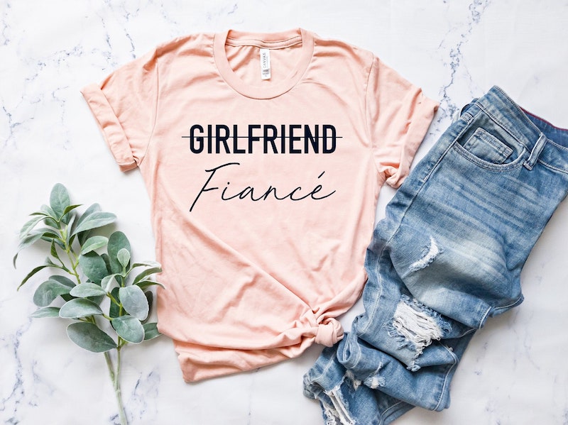 Girlfriend to Fiance T Shirt