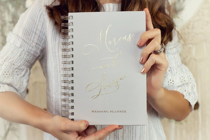 Grey Wedding Planning Book