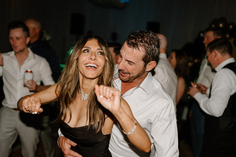 Guests Dancing at New Years Wedding