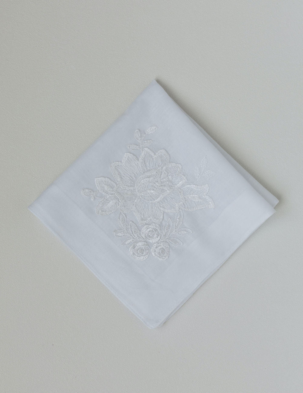 handkerchief made with lace from mothers wedding dress by The-Garter-Girl