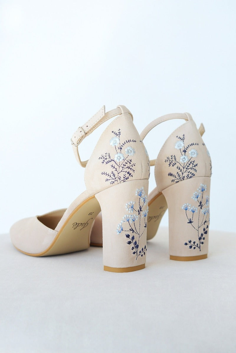 Handmade Embroidery Bridal Shoes