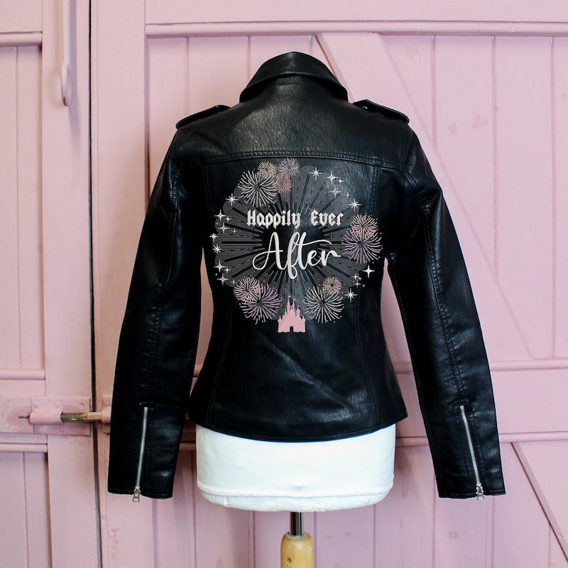 Happily Ever After Bride Leather Jacket
