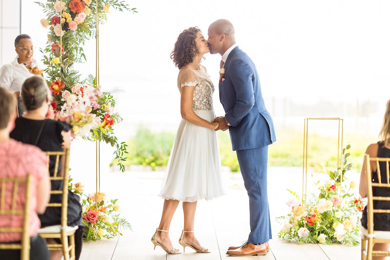 Intimate Vow Renewal Ceremony at Spy Museum