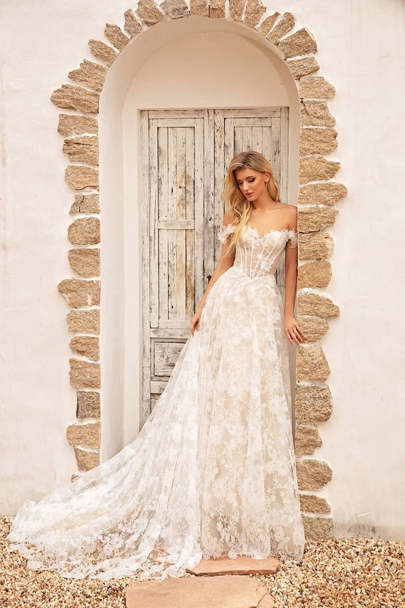 Lace Corset Wedding Dress