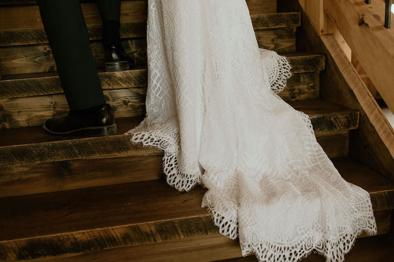 Lace Wedding Dress Train