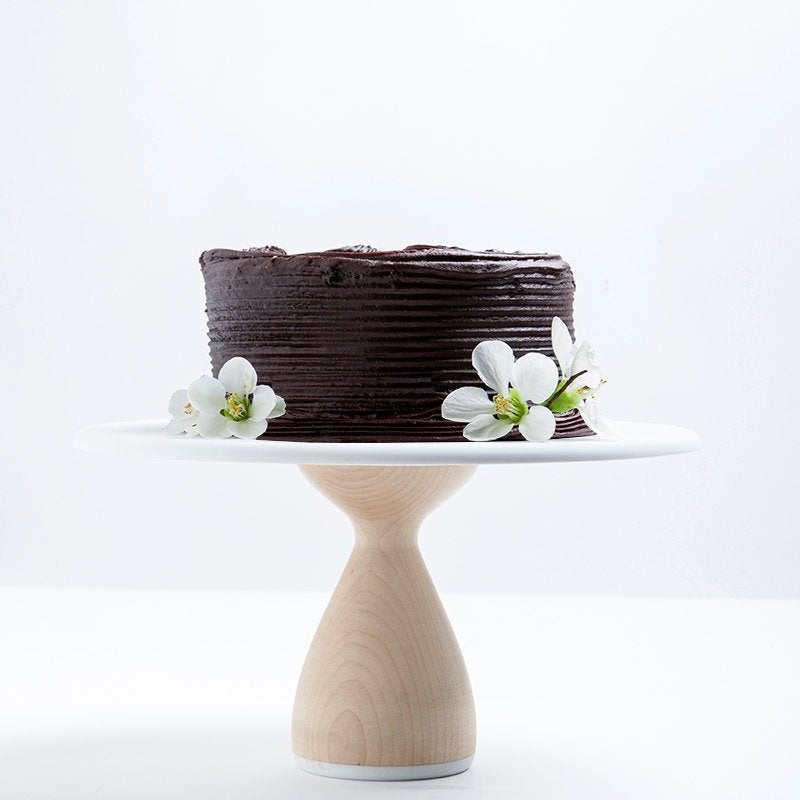 Modern Wood Wedding Cake Stand