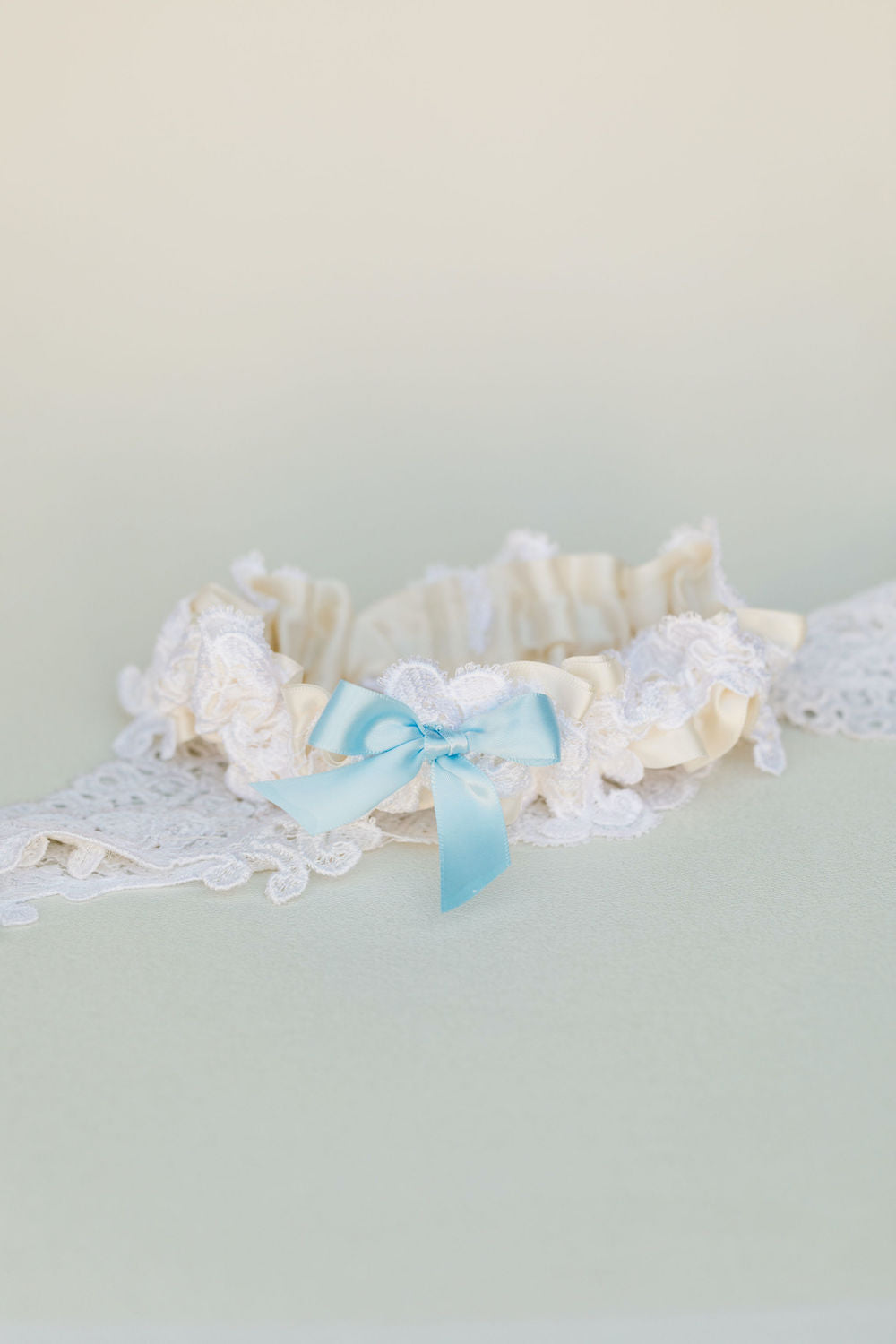 custom wedding garter handmade from bride's mother's wedding dress by expert garter designer, The Garter Girl