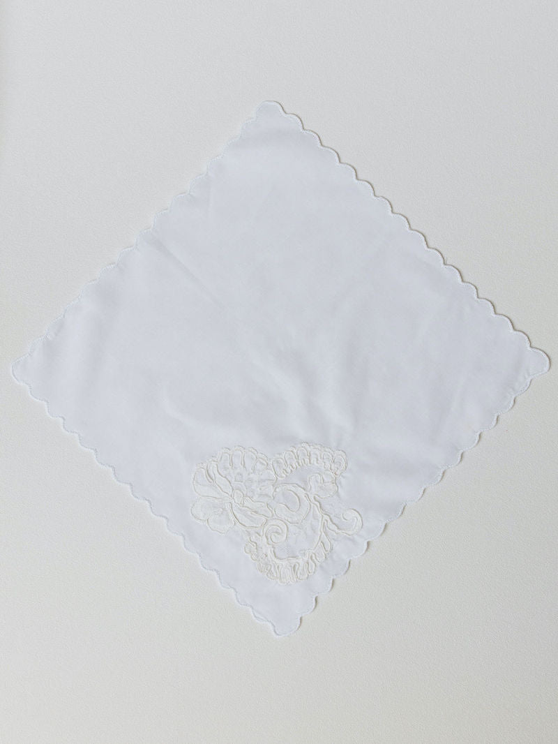 Lace Handkerchief Made From Mom's Wedding Dress